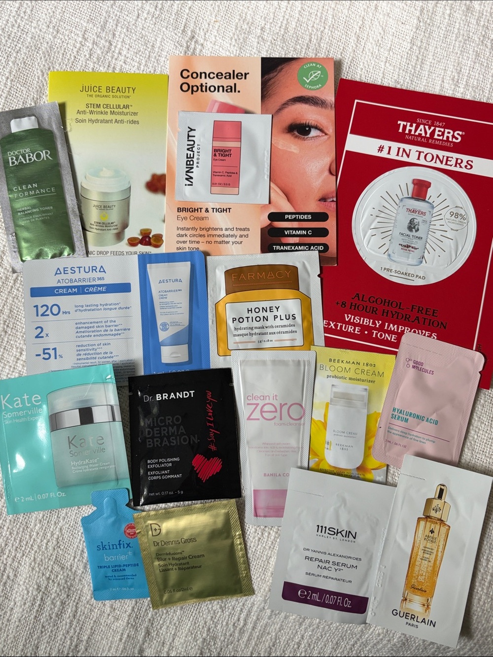 ⭐️ 5 for $20 - Set of 15 New Skincare Sample Packets